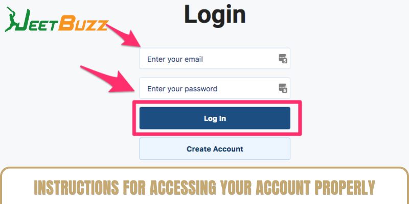 Instructions for Accessing Your Account Properly Instructions for Accessing Your Account Properly