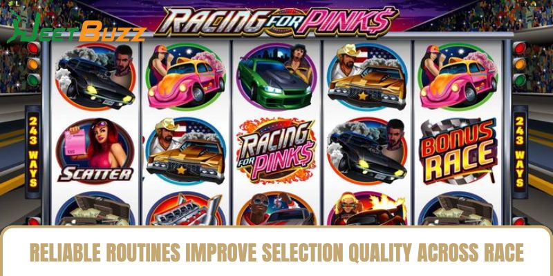 Reliable routines improve selection quality across race weekends Reliable routines improve selection quality across race weekends